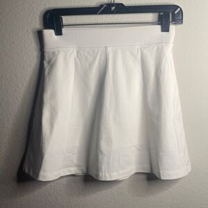 NWT Girl’s Crewcuts Active White Flared Skort Skirt with shorts size 14 Casual